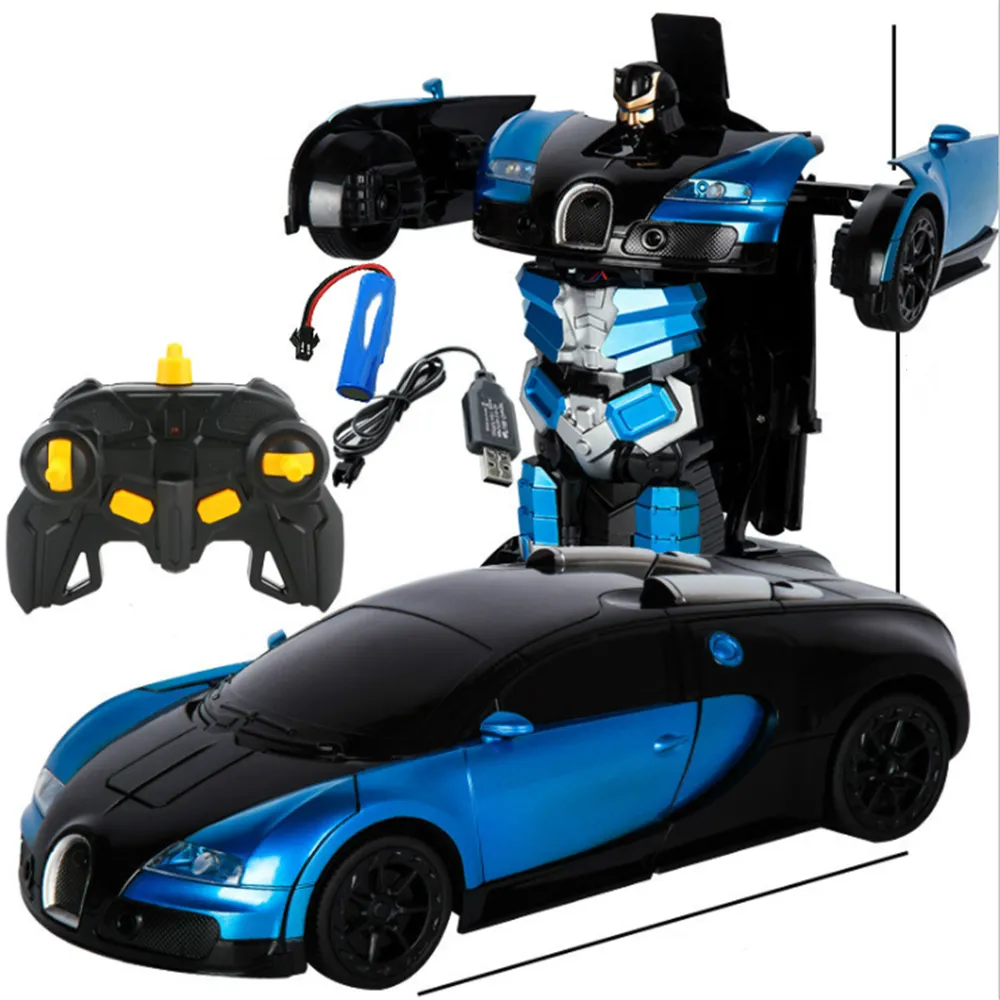 Kids Remote Control Deformation Car Toy Electric Drift 1:14 Robot King Kong Toy