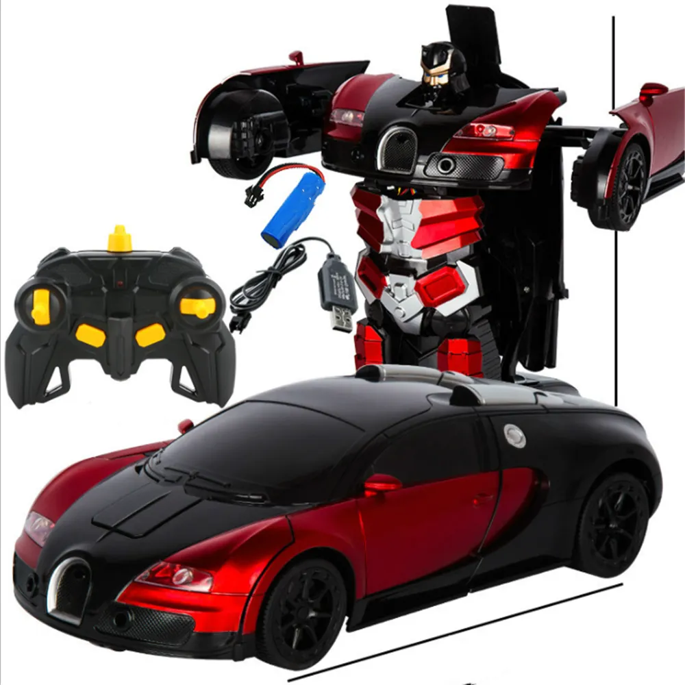 Kids Remote Control Deformation Car Toy Electric Drift 1:14 Robot King Kong Toy