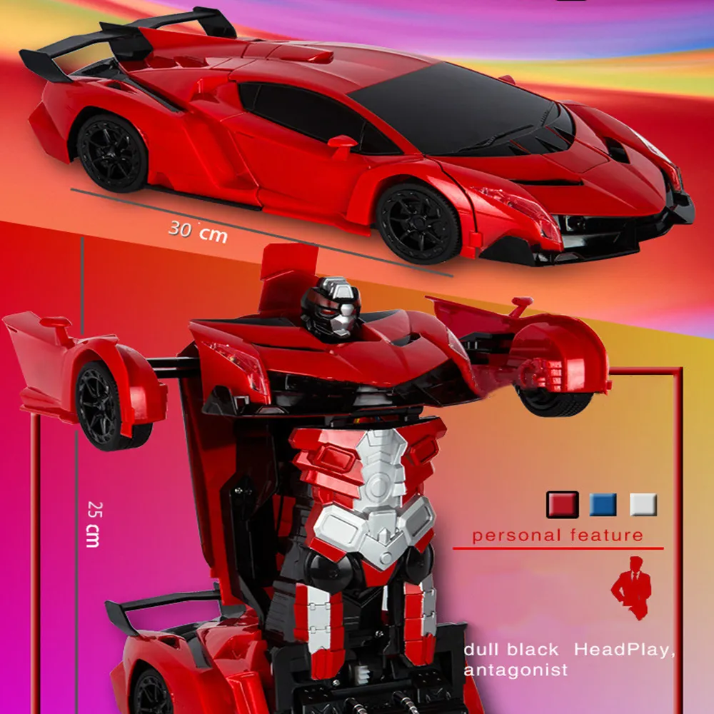 Kids Remote Control Deformation Car Toy Electric Drift 1:14 Robot King Kong Toy