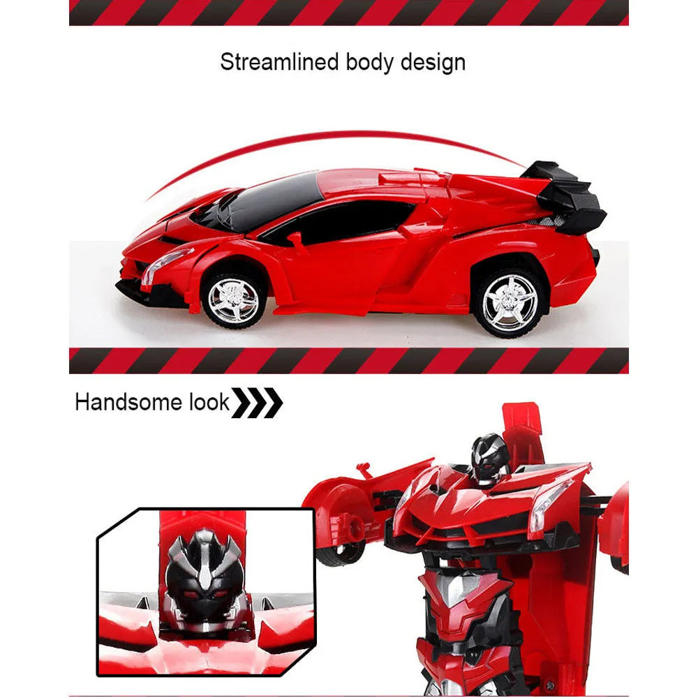 Kids Remote Control Deformation Car Toy Electric Drift 1:14 Robot King Kong Toy