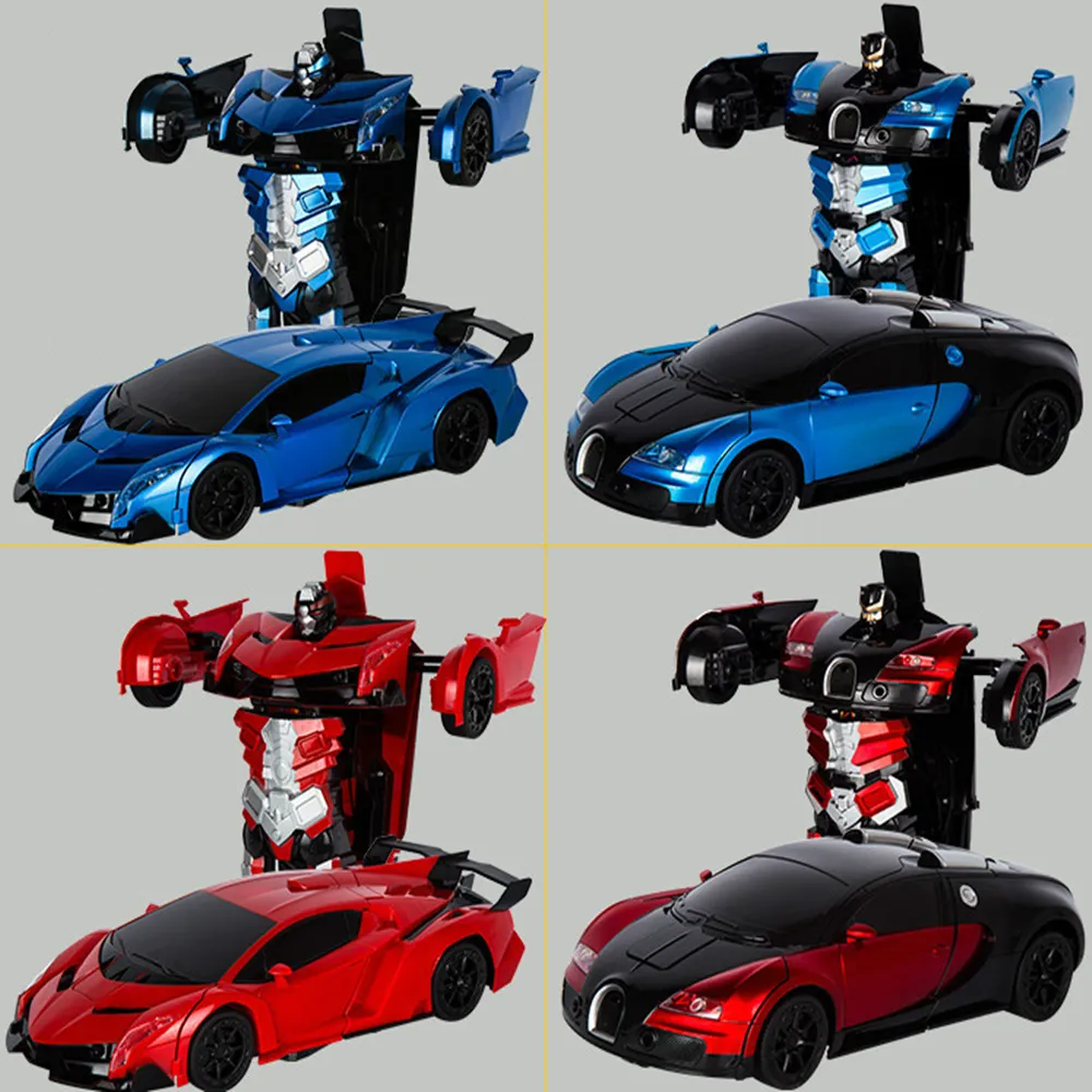 Kids Remote Control Deformation Car Toy Electric Drift 1:14 Robot King Kong Toy