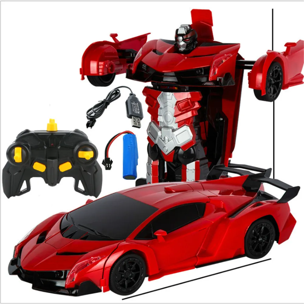 Kids Remote Control Deformation Car Toy Electric Drift 1:14 Robot King Kong Toy