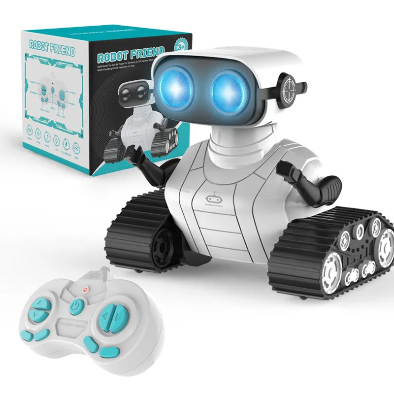 Kids Remote Control Electric Robot Toy Rechargeable Eyes Dancing Robots Girls Boys Gift