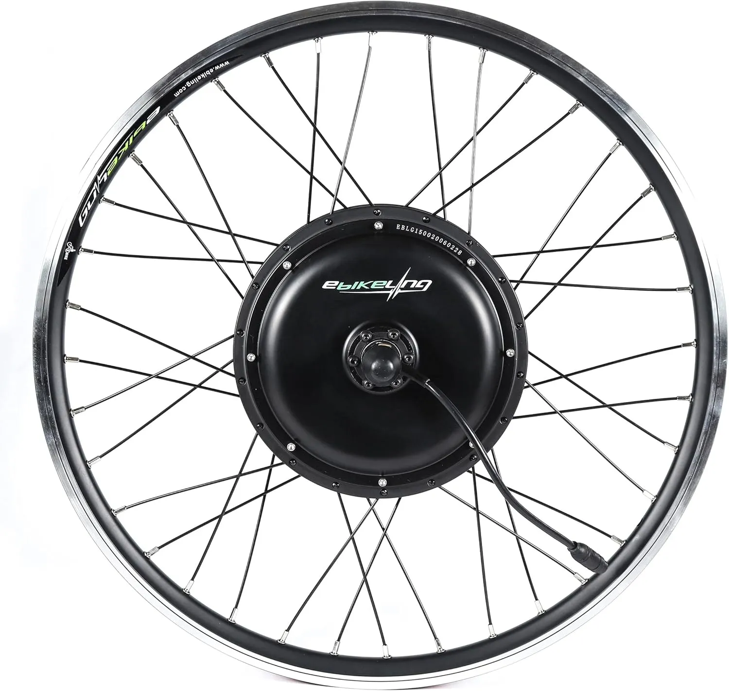 Kit with Battery 26" aborigine germinate tiffany clipper Direct Drive Front or Rear Wheel Electric Bike Conversion Kit Ebike Battery & Charger Included 1500W 1200W Electric Bike for Adults EBIKELING Waterproof Ebike Conversion 