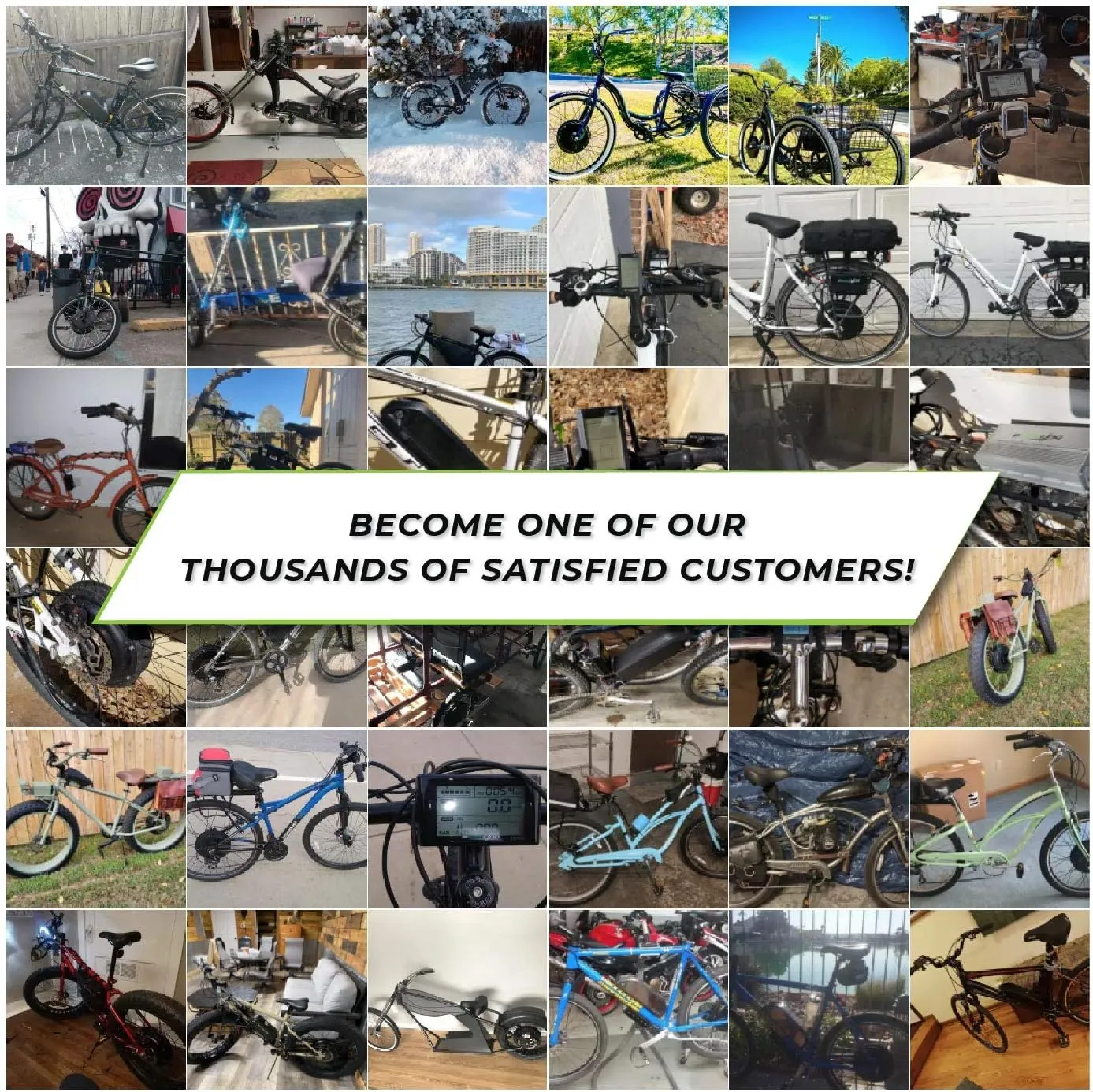 Kit with Battery 26" aborigine germinate tiffany clipper Direct Drive Front or Rear Wheel Electric Bike Conversion Kit Ebike Battery & Charger Included 1500W 1200W Electric Bike for Adults EBIKELING Waterproof Ebike Conversion 