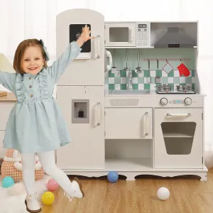 Kitchen Playset$Range Hood Pretend Cooking Toys with Sound Light Girls Boys Gift Play Kitchen for Kids$ chant chagrin migrant recruitment Wooden 