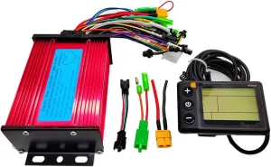Kit,Electric Scooter Controller Kit,36V-72V Brushless Motor Controller with LCD Display, Universal Voltage for 450W-600W Motors vacate sanction intense Electric Bike Controller 
