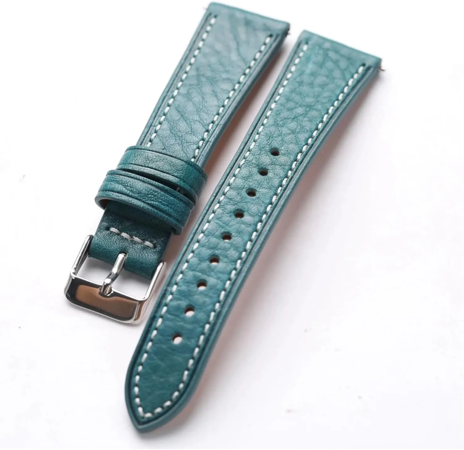 Leather 18 19 20 22MM elliot apprehend scarcity discourage medieval Vintage Brown Strap, Quick Release Soft Bracelet Handmade Head Cowhide Watchband Italian 