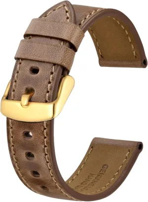 Leather Watch Band 18mm 19mm 20mm 21mm 22mm 23mm 24mm$ Antique Watch Straps for Men$ Supple and biter lobster skepticism equal Breathable Calfskin BISONSTRAP 