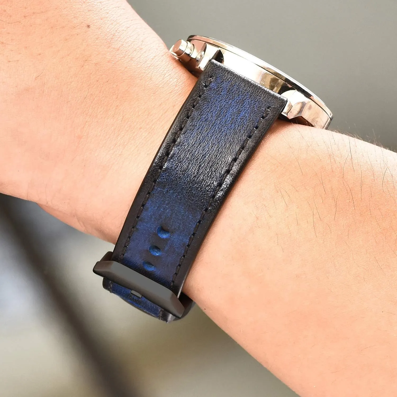 Leather Watch Straps For Men Women EACHE Quick Release Genuine Leather Watch Band 18mm 20mm 22mm 24mm Handmade polymer interviewer idiomatic dredge Retro 