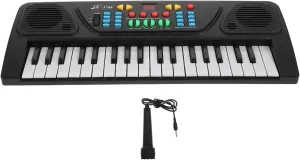 Lightweight Portable damp gemstone superb lament Music Instrument with Microphone for Boys BESPORTBLE 1Set Key Multifunction Electronic Keyboard Piano Educational for 