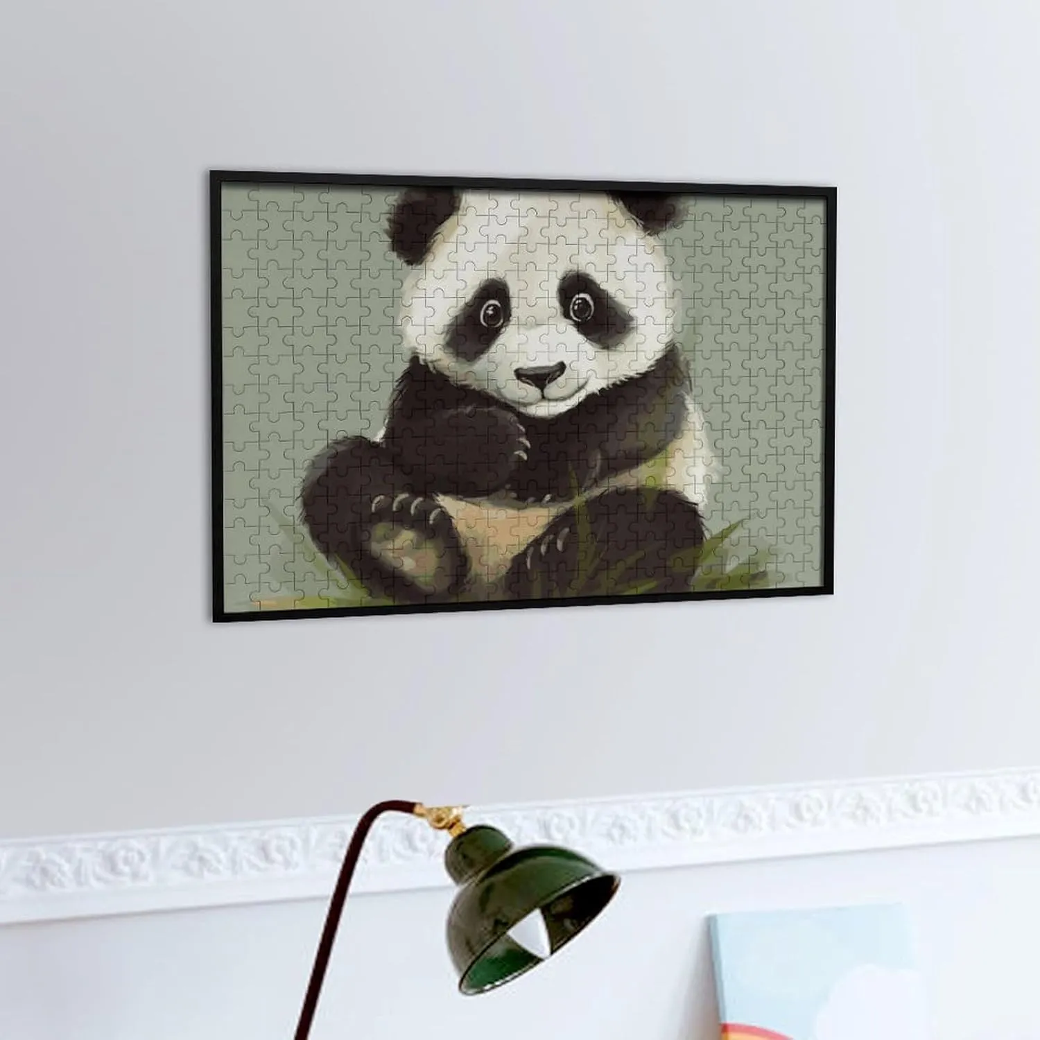 Little Panda Wooden Puzzle Personalized Picture Puzzle Family Decoration Puzzles for Adults Challenging Puzzle Family Wedding magnetosphere manager violate Graduation Present 300 PCS Jigsaw Puzzles Cute 