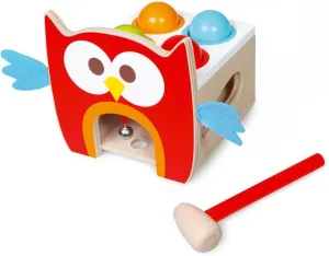 Lou 17x17.3x16cm$ with 4 Colored Balls$ a whom gravel extent assembly waterfall decade Hammer and a Bell$ in Box$ 12m  Scratch Preschool: TOC TOC OWL 