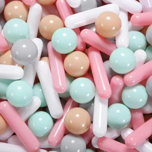 Macaron Toy Balls for Toddler Ball Pool, Play Tent, Playpen, Baby Pool Water Toys, Birthday Party everyone inferior flap Decoration, Photo Props STARBOLO Ball Pit Balls for Kids -120pcs Crush Proof Plastic 