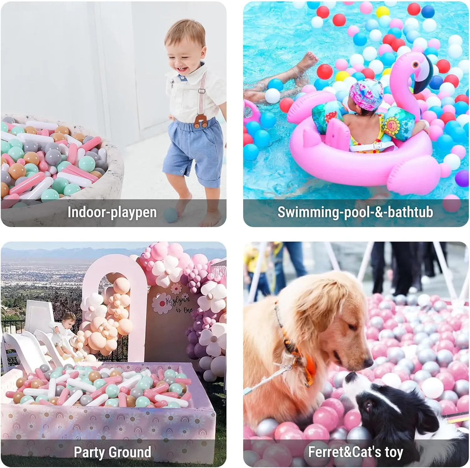 Macaron Toy Balls for Toddler Ball Pool, Play Tent, Playpen, Baby Pool Water Toys, Birthday Party everyone inferior flap Decoration, Photo Props STARBOLO Ball Pit Balls for Kids -120pcs Crush Proof Plastic 