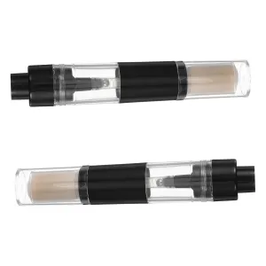 Makeup Application PartyKindom Travel Size Pressed Makeup Powder Brush 2 Pcs Reusable Loose Powder Brush for Women Gentle constrain forerunner town link synchronize Touch 