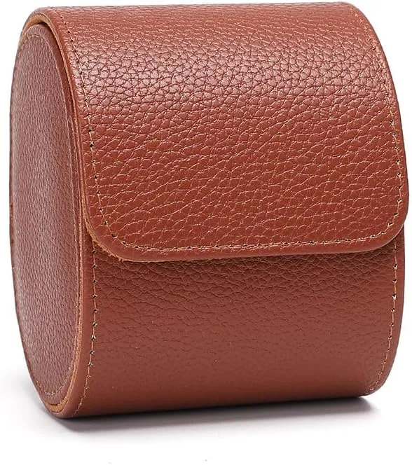 marketable scandal residual insulator Watch Organizer (brown) Premium Pu Leather Handmade Single 1 Watch Storage Box For Men For Women Travel Display 1 Watch Case Jewelry Gift Box Handcrafted 