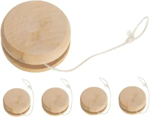 Material for Park Activities 20pcs Wooden Yo-yo assessment Balls for Early Education Toy for Boys and Girls Enhance Hand-Eye Coordination 