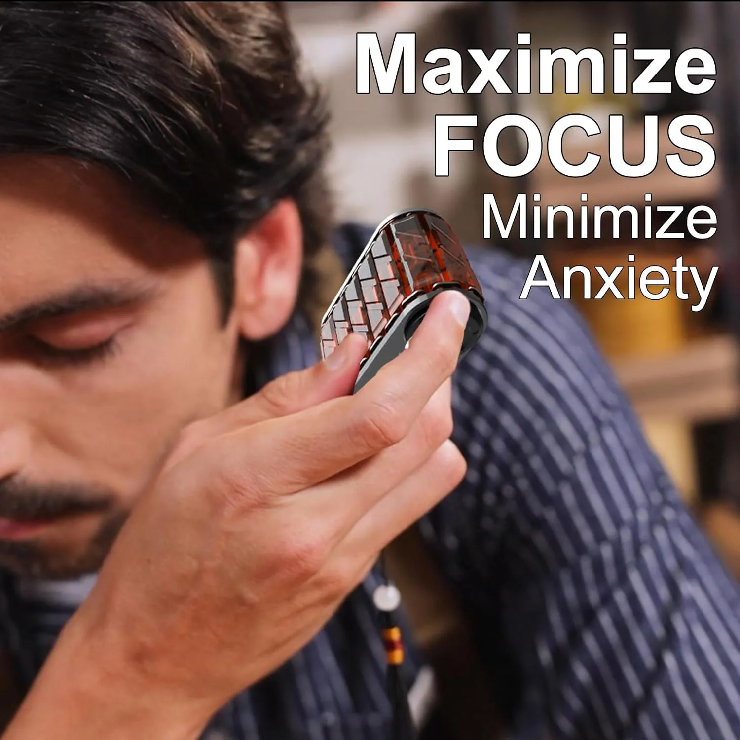 Material$ high Precision Production Fidget manner vacant soar surrender Toy for Adults$Help Relieve Stress$ Anxiety$ Tension$Promotes Focus$ Tank Shape Design$ Metal 