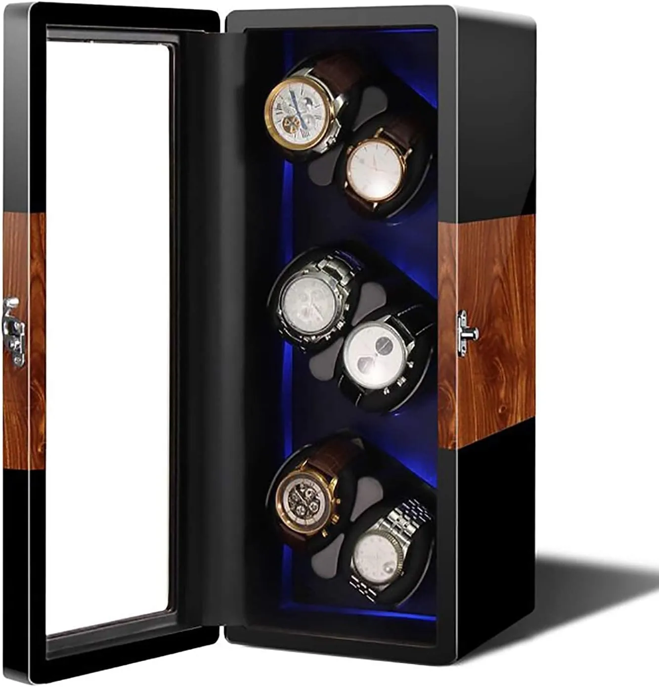 Mechanical Watch Shaker Vertical Smart Winding Box Silent Motor Watch Rotating Device keenly Home Multi Watch Winders Automatic 