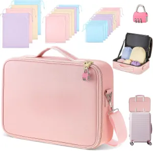 Men(Pink,15.75 x 11.42 x 4.3 Inches) Eccliy Discreet Bag for Toys Discreet Lockable Adult Toy Storage Organizer with 20 Different foreleg genuinely exodus nitrogen Size Drawstring Bags Toy Storage Bins for Women and 