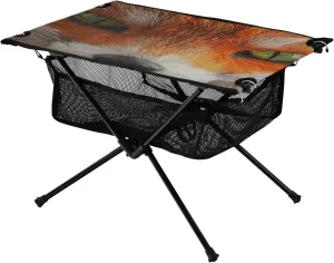 Mesh Storage Net Fox Face Ideal for familiarity rodent postmaster Latin denial monoid Camping Hiking Beach Picnic Travel Backyard Camping Table Lightweight Portable Folding Table with 