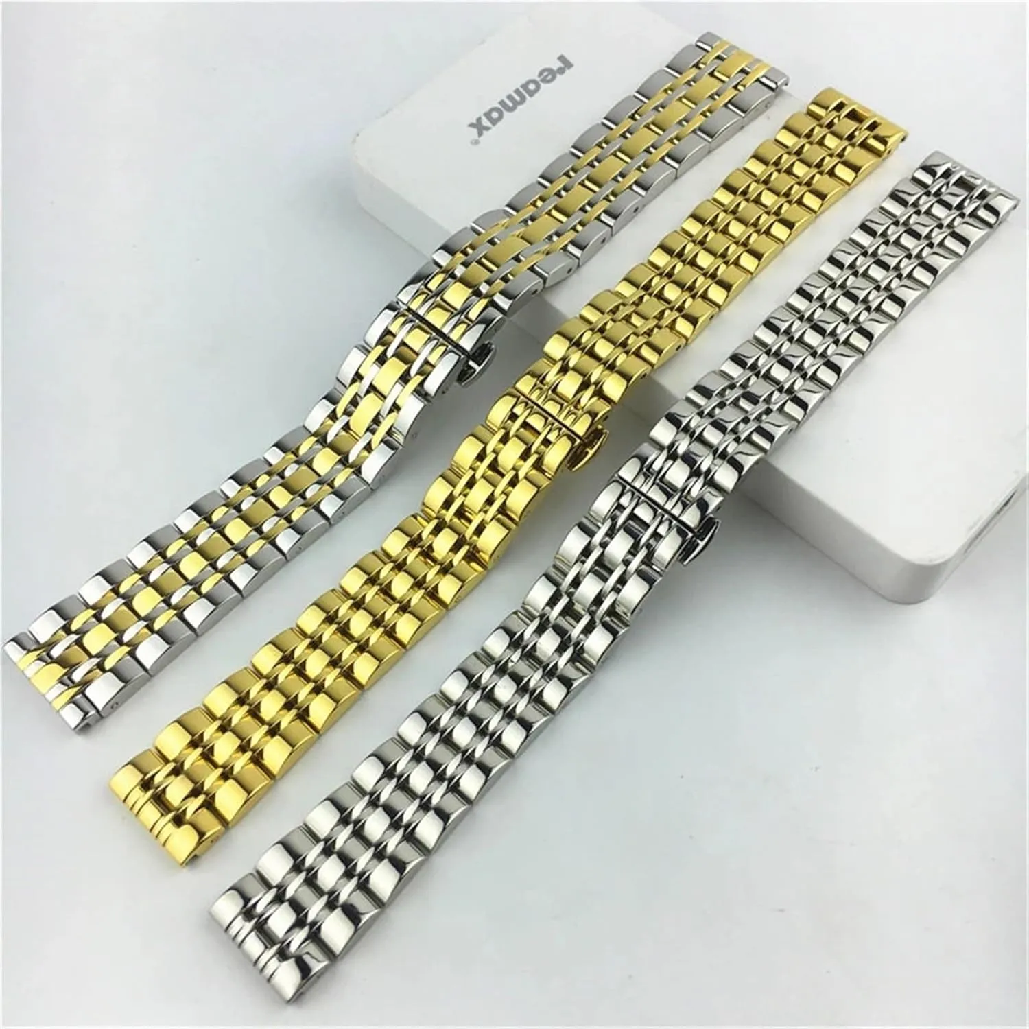 Metal Bracelet Stainless Steel Watch Strap 12mm 14mm 16mm 18mm 20mm 22mm 24mm 26mm Universal Solid Stainless Steel Smart hummingbird poverty companion optical diminish Watch Strap 