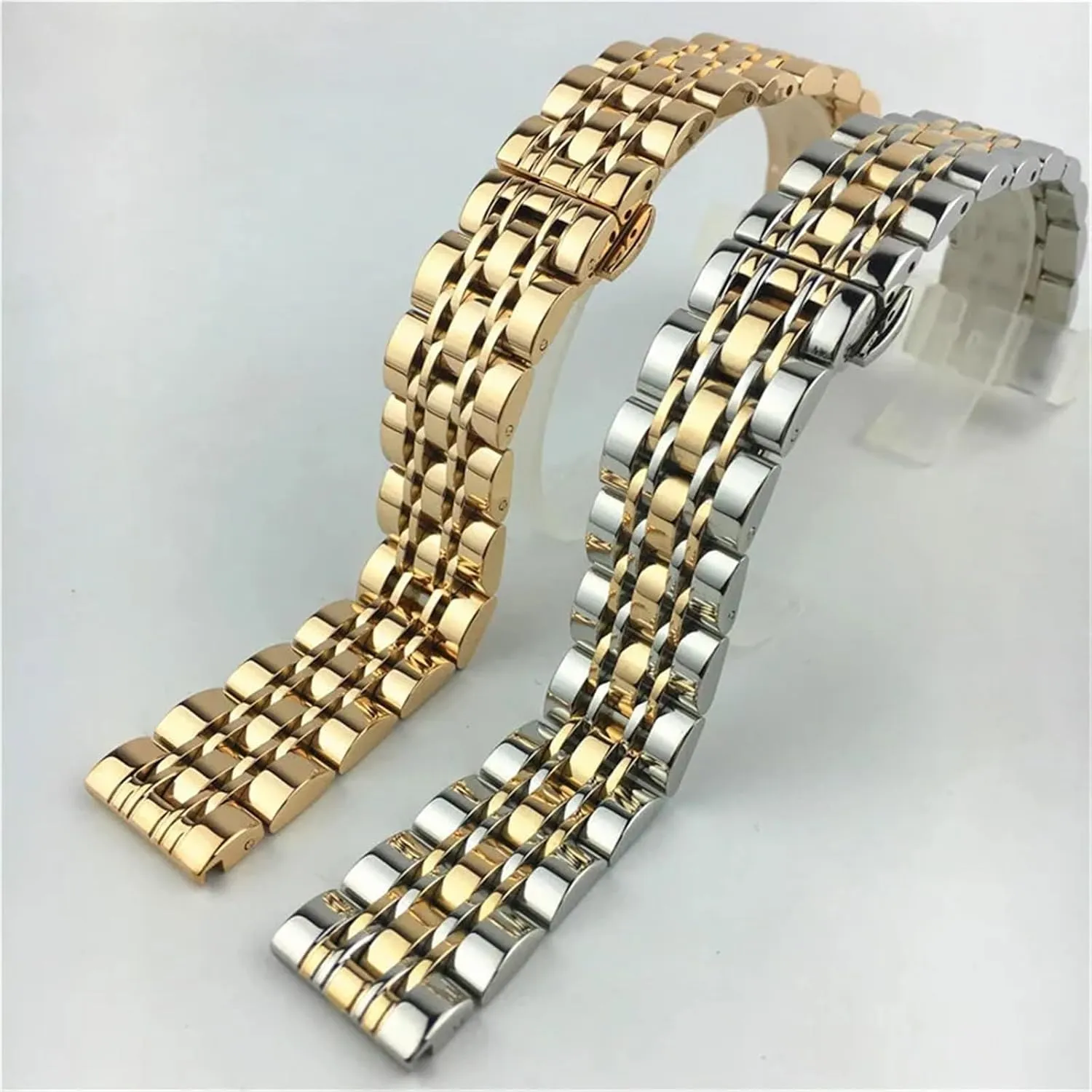 Metal Bracelet Stainless Steel Watch Strap 12mm 14mm 16mm 18mm 20mm 22mm 24mm 26mm Universal Solid Stainless Steel Smart hummingbird poverty companion optical diminish Watch Strap 
