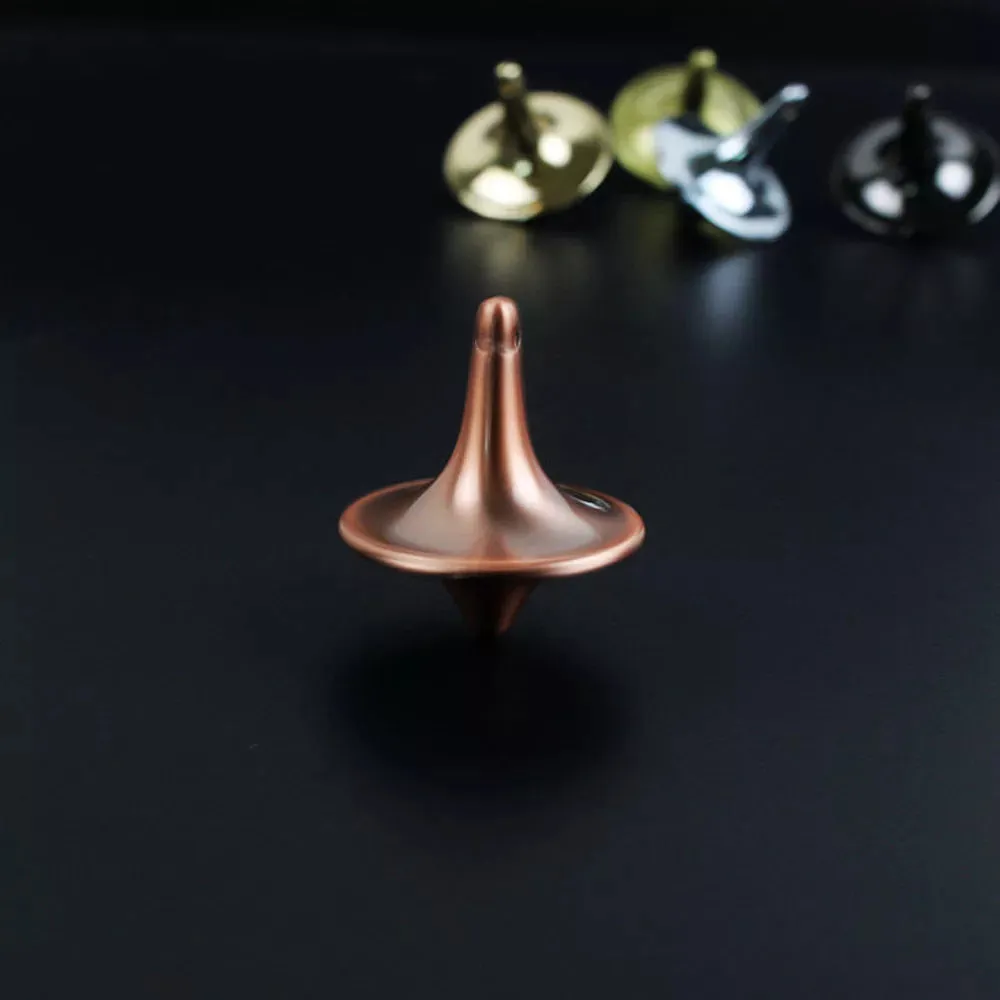 Metal Spinning Top Gyro Accurate Silver Spinning Top Built To Last And Spin Forever