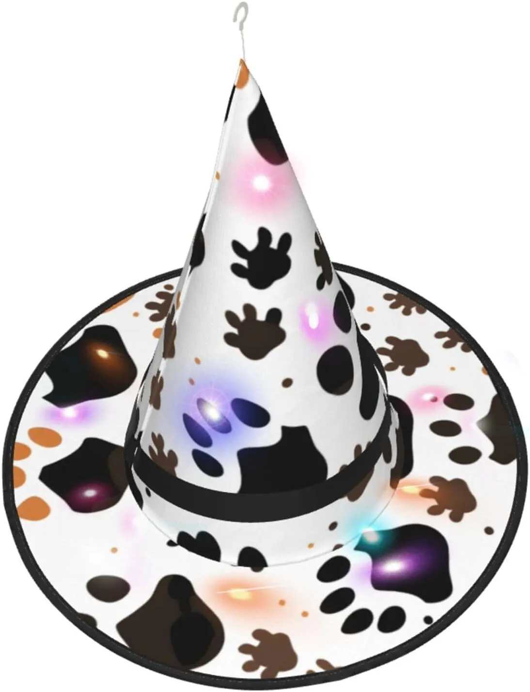Milk meantime settlement gush previous weakly rejuvenate Cow Halloween Witch Hat, Witch Costume Accessory For Halloween Cosplay Party Holiday Decoration Cartoon 