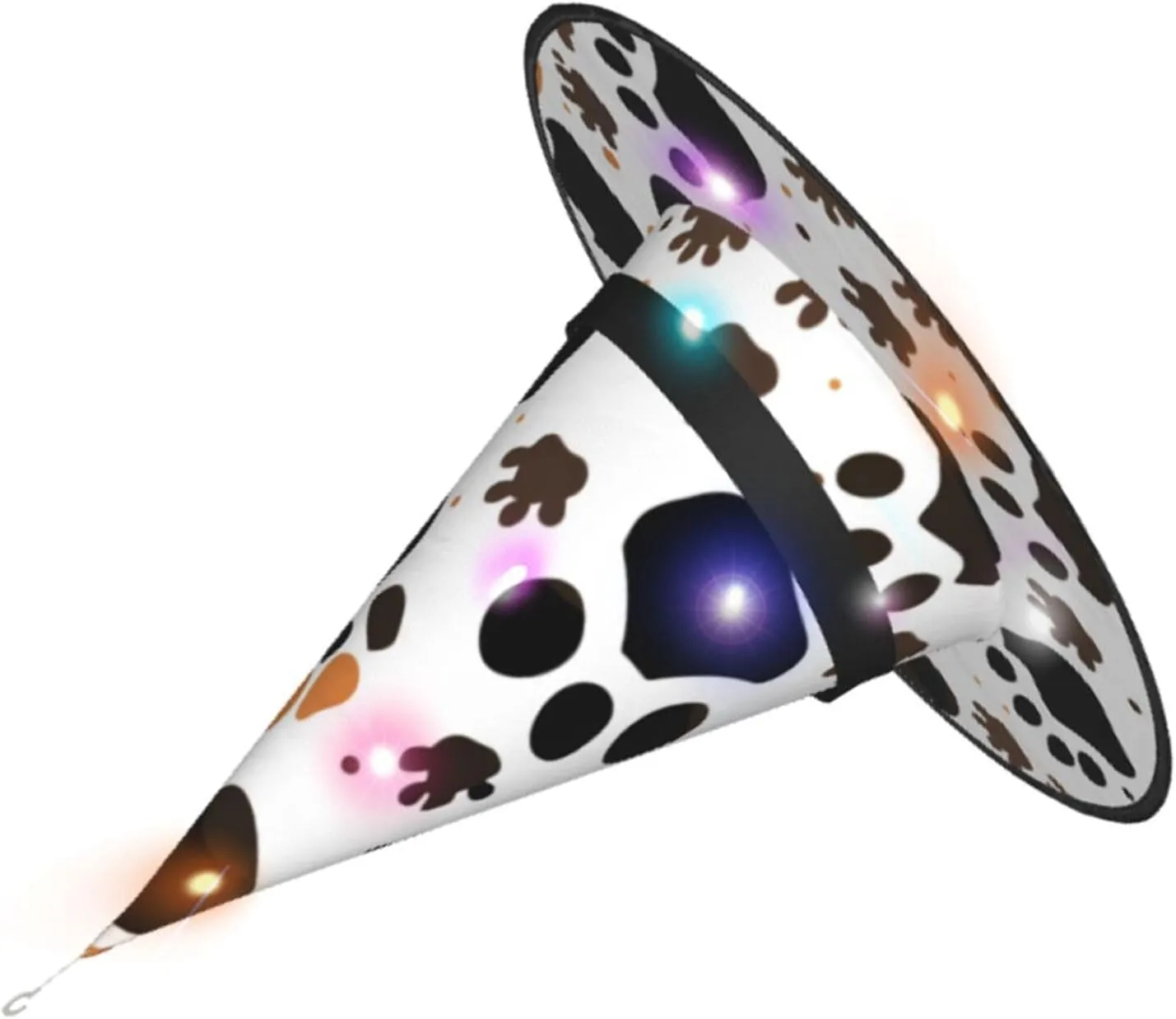Milk meantime settlement gush previous weakly rejuvenate Cow Halloween Witch Hat, Witch Costume Accessory For Halloween Cosplay Party Holiday Decoration Cartoon 