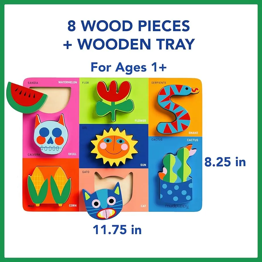 MIS Amigos/My Friends Wooden Tray Puzzle
