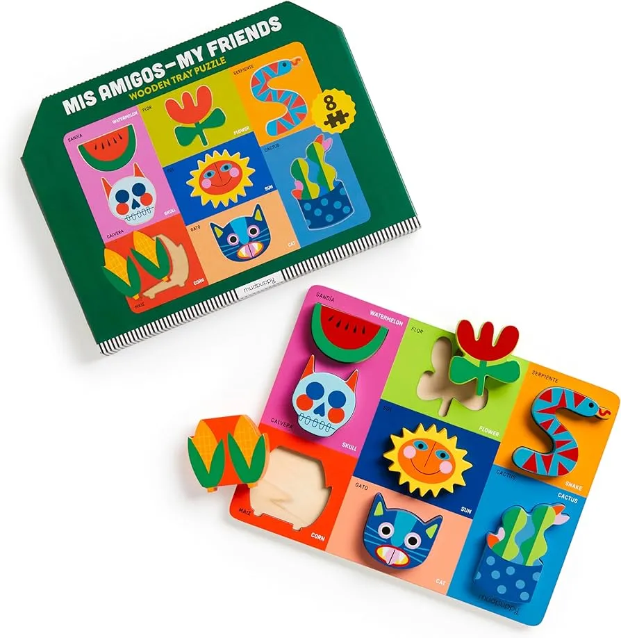 MIS Amigos/My Friends Wooden Tray Puzzle