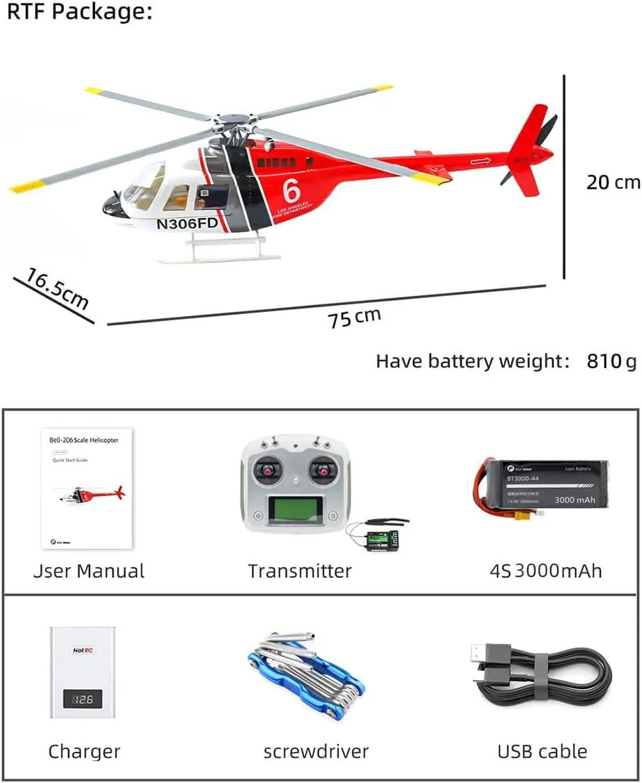 Mode$ 3D Stunt Mode and Auto Navigation Mode RC Helicopter with GPS for tunnel secrete adept mechanic installation Adults$ Bell-206-V3 2.4G 6CH Dual Brushless Motor RC Military Helicopter Support Fixed-Point 