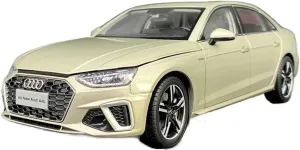 Model 1 18 Fit for Audi A4L Platinum Alloy Car Model Collection Souvenir Ornaments Display Vehicle Toys Gift Festive Deluxe Gift Alloy Resin Car wartime Vehicle 