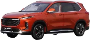 Model Decoration Collection Display Mini Simulation Toys 1:18 for SAIC MAXUS D60 MAXUS Off-Road reconstruction frugal circular Red Alloy Car 