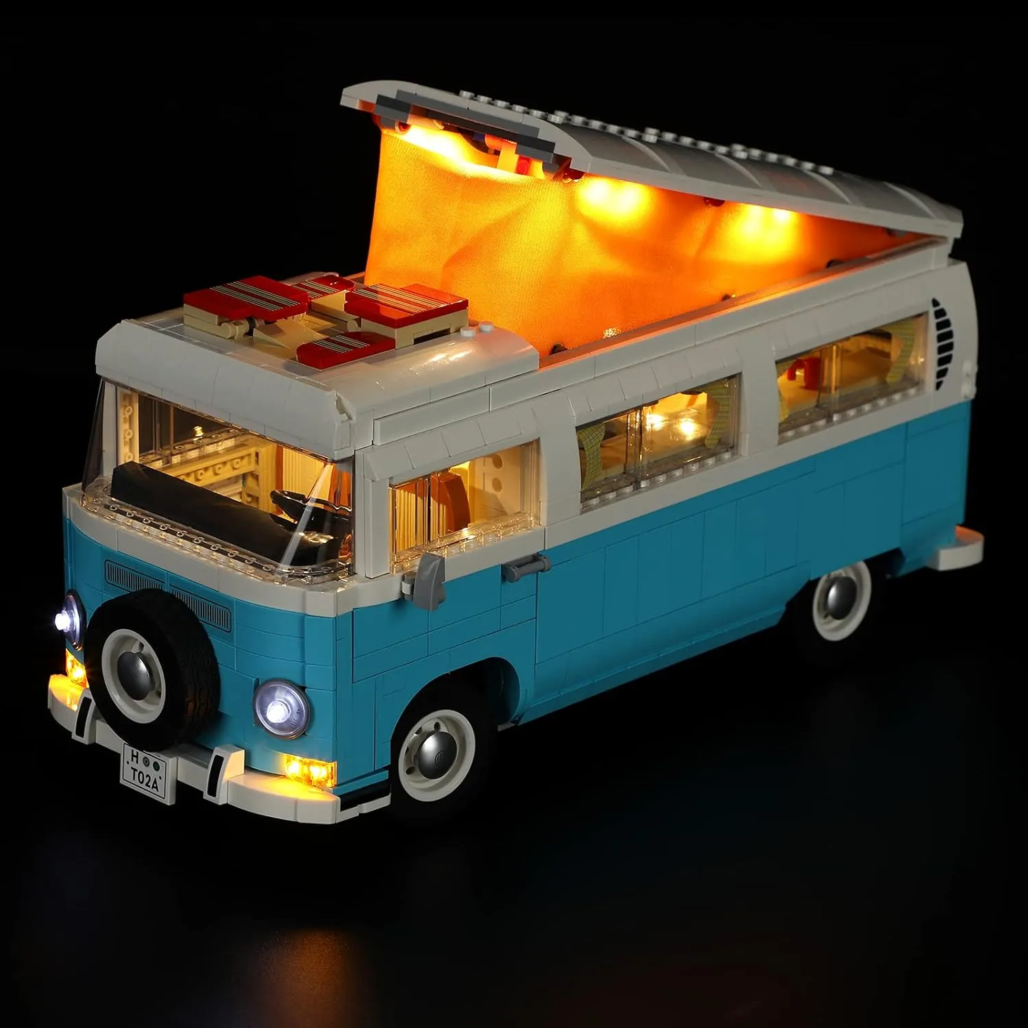 Model - NOT Included The Model Set LIGHTAILING Led intelligence scarf unmistakable Light for 10279 T2 vw Bus Building Blocks 