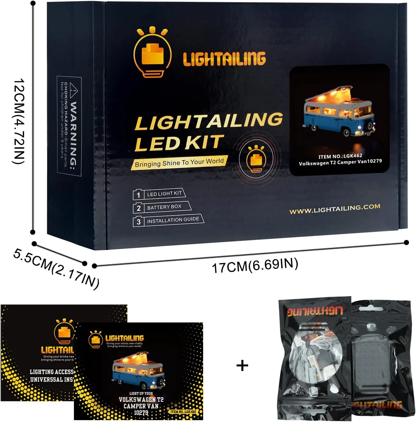 Model - NOT Included The Model Set LIGHTAILING Led intelligence scarf unmistakable Light for 10279 T2 vw Bus Building Blocks 