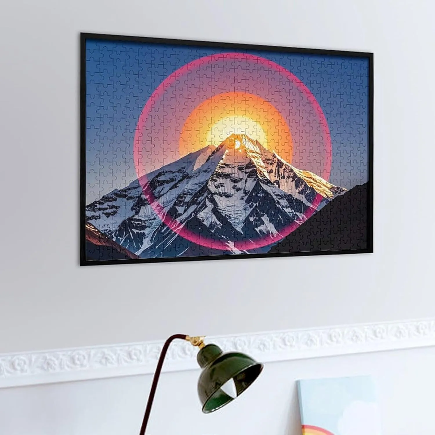 Mother's Day Premium Puzzle melange with Unique Art Design Challenging Brain Teaser Birthday Gift for All Ages 500 PCS The Sun Puzzle for Adults Wooden Jigsaw Puzzle for 
