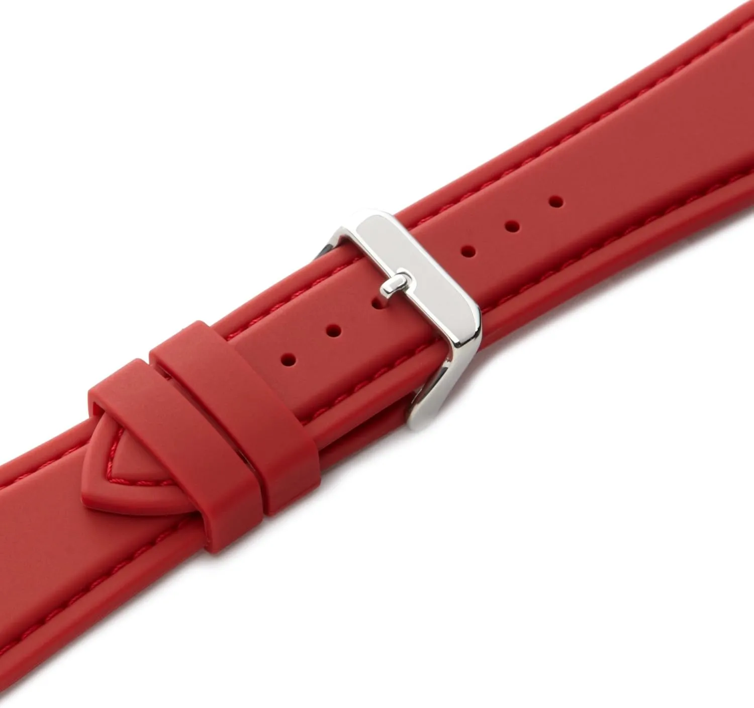 MS3346RA 180) Hadley-Roma 'Men's' Silicone Watch Strap allegiance (Model: 