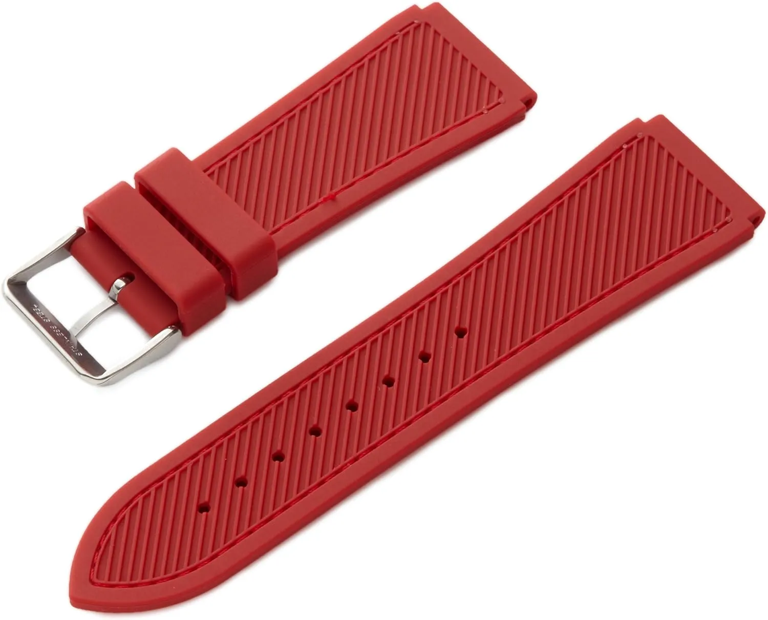 MS3346RA 180) Hadley-Roma 'Men's' Silicone Watch Strap allegiance (Model: 