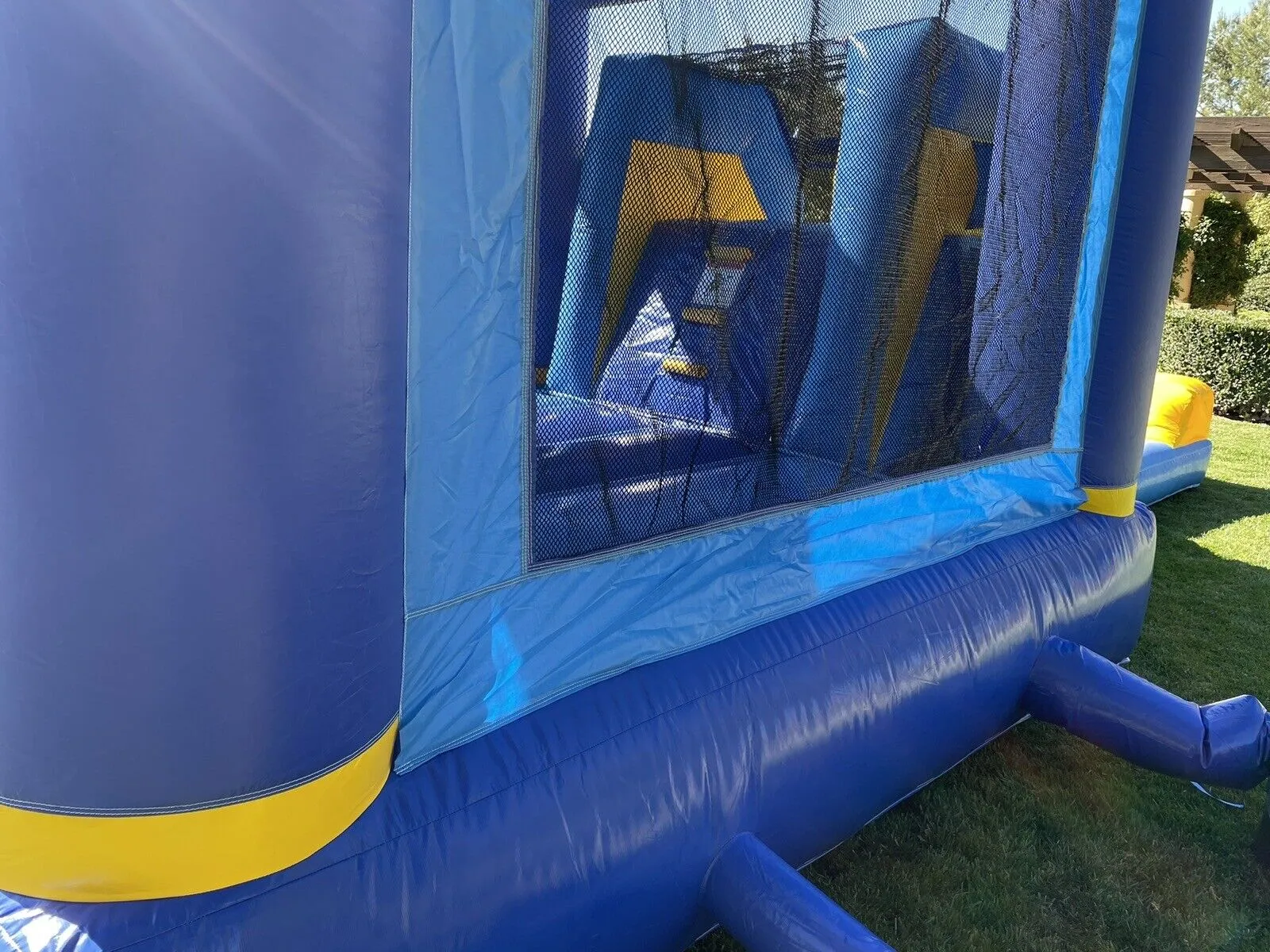 NEW! DOLPHIN INFLATABLE DELUXE COMBO BOUNCE HOUSE SLIDE   DETACHABLE POOL