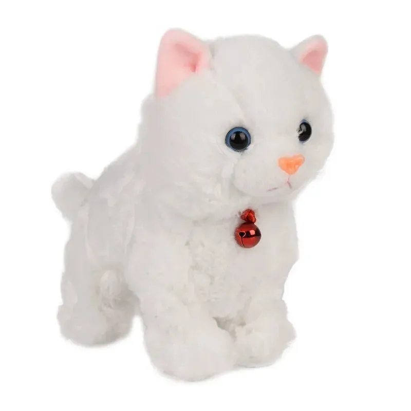 New Year Christmas Toys For Children Gift Electronic pet electric cat Brinquedos Walking Barking Musical Interactive Robot Anime