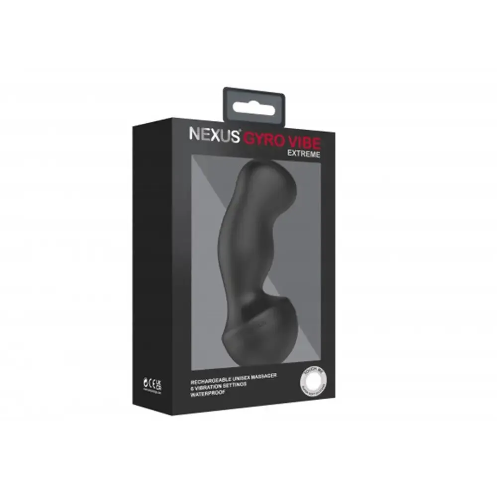 Nexus Silicone Black Multi-speed Rechargeable Prostate Massager