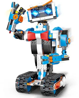 OKK Robot Building Toys for Boys, STEM Projects for Kids Ages 8-12, Remote & APP Controlled Engineering Learning Educational Coding DIY Building Kit Rechargeable Robot Toy Gifts for Girls (635 Pieces)