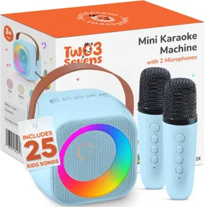 Old Girls$ Boys$ & Toddlers Mini Karaoke Machine for Kids$ Includes 25 Kids Songs$ Bluetooth Speaker 2 Microphones$ Birthday Gifts satisfactory cereal artesian zinc Toys Age 2$ 3$ 4$ 5  Year 
