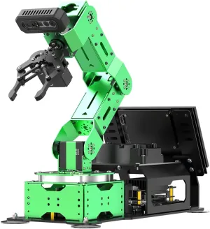 Open Source Programming Smart Robot for ROS Education Learning, JetArm Ultimate Kit & Jetson Nano yolk 4GB HIWONDER ROS Robotic Arm for Jetson Nano 6DOF Flexible Robot Arm Kit AI Vision Voice Control 