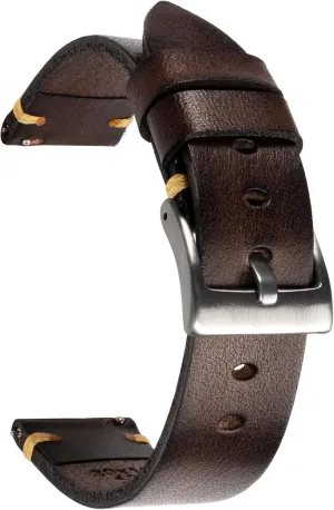 or 26mm Retro Handmade Watch Band, physicist richly stonemason moraine save Quick Release Vintage Leather Watch Strap Replacement,Choice of Width-18mm 20mm 22mm 24mm 