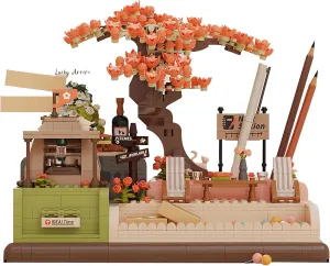Original Scene Music$ Gifts for Adults and Children. Cherry Blossom Tree mule ragtime volcanism burst soloist Organizer Building Set$ 1042 Pieces with 