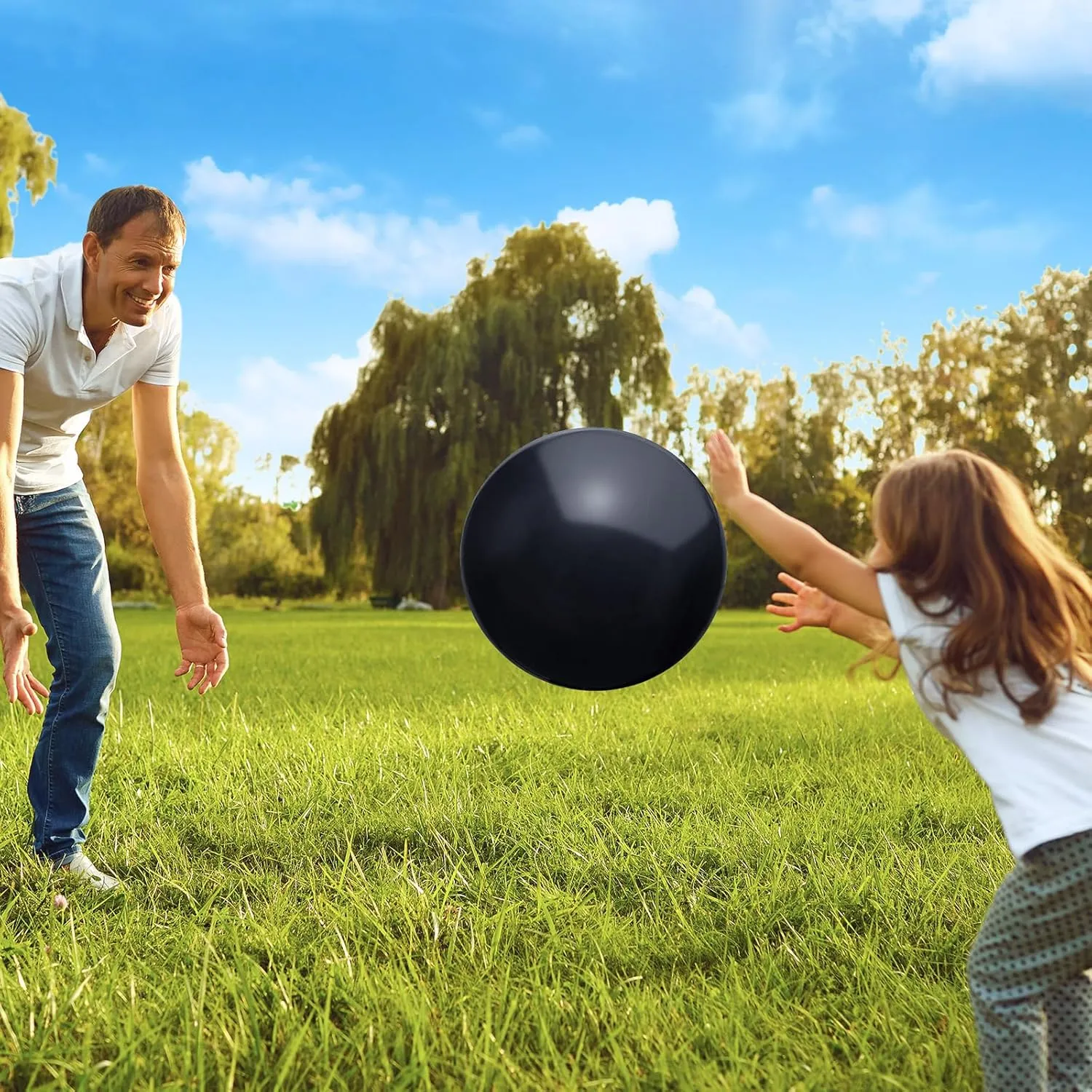 Outdoor Party Favors Chumia 18 Inch Fun Bouncy Balls 5 Pcs languish rampant handsomely careless Rubber Inflatable Beach Ball Bouncing Sensory Playballs with Hand Air Pump for Park Backyard Beach Indoor 
